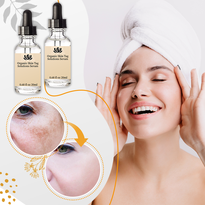 🔸 Serum organic pentru combaterea descuamării, decolorării și umflării pielii