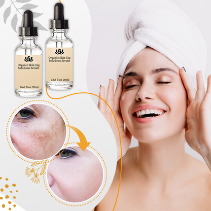 🔸 Serum organic pentru combaterea descuamării, decolorării și umflării pielii