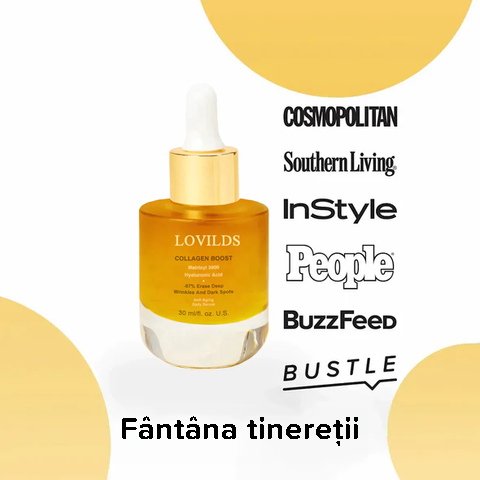 Serum avansat anti-îmbătrânire cu colagen